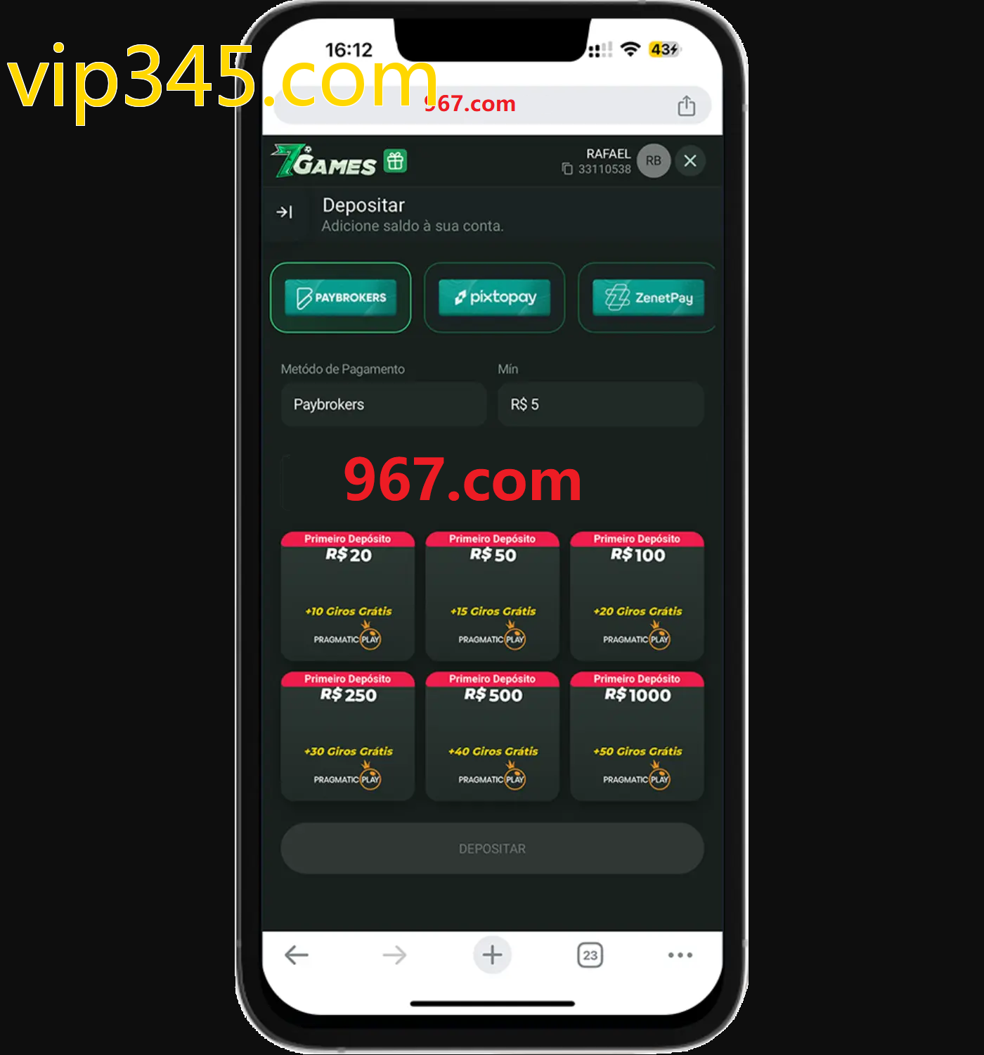 Baixe o aplicativo vip345.com para jogar a qualquer momento