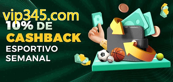 10% de bônus de cashback na vip345.com