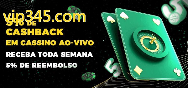 Promoções do cassino ao Vivo vip345.com